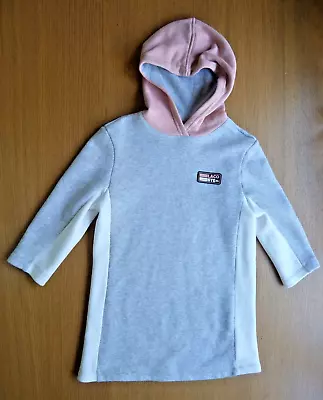 LACOSTE SPORT Girls Hooded Sweatshirt-dress UK Size 6 (116) Superb Condition • £24.95