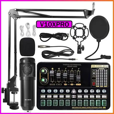 New Complete Home Studio Recording Kit - Mixer Condenser Mic For Music/Podcast • $40.96