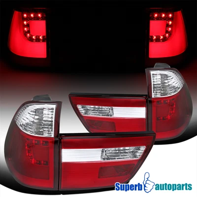 $183.06 • Buy Fits BMW X5 Red LED Rear Tail Brake Lights Corner Signal Lights