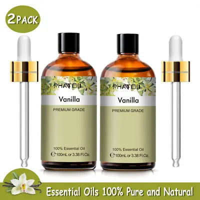Vanilla Essential Oil(Pure Natural Undiluted )Aromatherapy Diffuser Massage Oils • £18.99