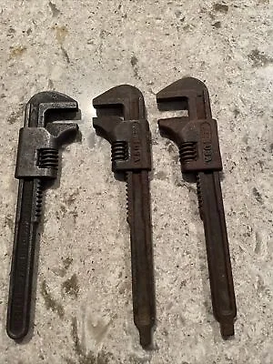 Lot Of (3) Antique Ford Adjustable Monkey Wrenches Made In USA 🇺🇸 • $44.99