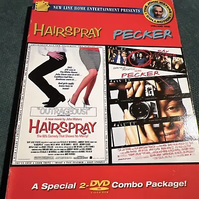John Waters Collection Volume 1 The - Hairspray/ Pecker (DVD 2001 2-Disc Set) • $24.99