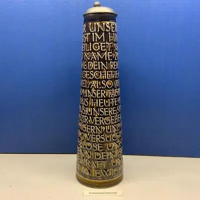 Vintage Reinhold Merkelbach LORD'S PRAYER German Stein! • $199