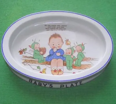 £113.44 • Buy C1930 Art Deco Shelley Boo Boo's Baby Bowl Mabel Lucie Attwell