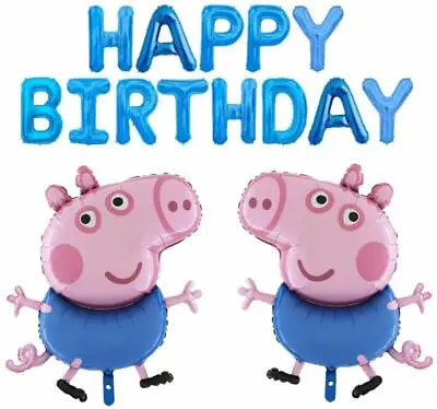 £14.99 • Buy George Pig Balloon Pack- Children's Party Decorations (GEORGEBALLOONPACK)
