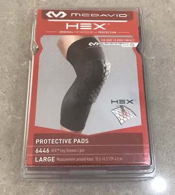 McDavid HEX TUF 6446X Leg Sleeve / Pair Large Basketball Football Netball • $59.99