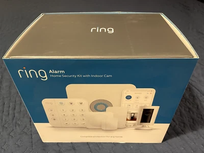 $91 • Buy Ring - Alarm Security Kit 9-Piece (2nd Gen) With Camera - Model:4K19SZ-0EN0