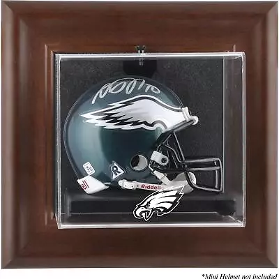 Philadelphia Eagles Brown Frame Mini Helmet Display Case - Fanatics • $79.99