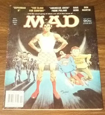 MAD #226 Jul 1981 Superduperman II / American Jokes • $17