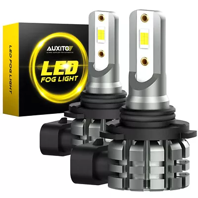 AUXITO 9006 LED Front Fog Light Driving Bulbs Kit Super Bright 6000K 4000LM Lamp • $18.99