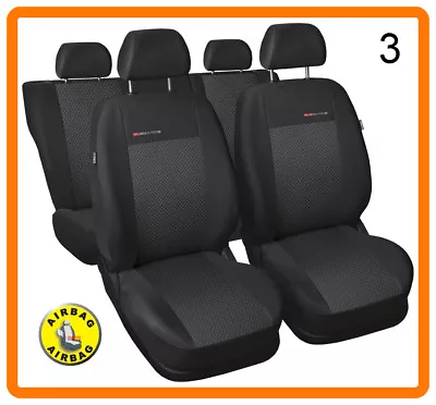 CAR SEAT COVERS Full Set Fit Daewoo Matiz Charcoal Grey • $68.47