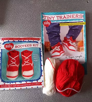 Baby Bootes Trainers  Knitting Kit With Pattern • £2.25