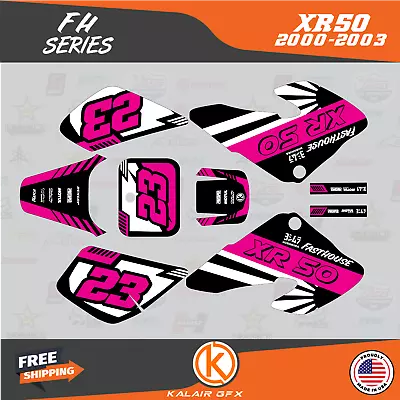 Graphics Kit For Honda XR50 (2000-2003) XR 50 FH Series - Magenta • $48.99