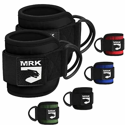 MRK Ankle Strap For Cable Attachment Machine Leg Gym Work Weight Lifting D Ring • £4.99