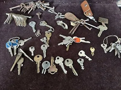 Lot Of 70+ Keys Vintage Car House Lock Yale  P.F. Corbin IndependentBriggs • $19.95