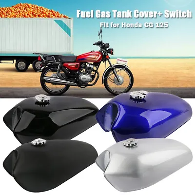 $114.94 • Buy Motorcycle 9L/2.4 GAL Universal Fuel Gas Tank W/ Cap For Honda CG125 Cafe Racer