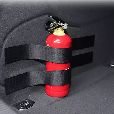 $6.14 • Buy 4x Car Trunk Nylon Fixing Belt Fire Extinguisher Fixing Strap Car Accessories
