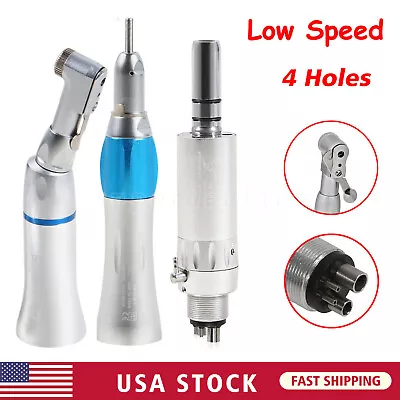 NSK Style Dental Low Speed Handpiece Contra Angle Straight 4H Motor Micromotor • $6.90