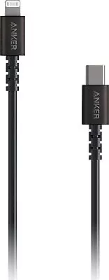 $41.90 • Buy ANKER POWERLINE SELECT USB-C To Lightning Connector 1.8M - BLACK A8613T11