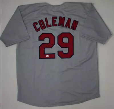VINCE COLEMAN Signed St. Louis Cardinals Custom XL Jersey (JSA Witness COA) • $69.99