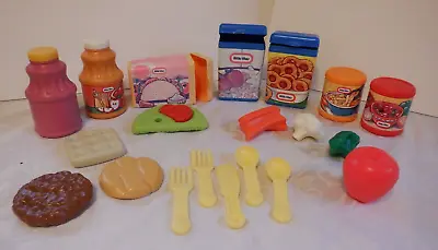 20 Vintage Little Tikes Pretend Play Food Grocery Store Kitchen Containers • $22.99