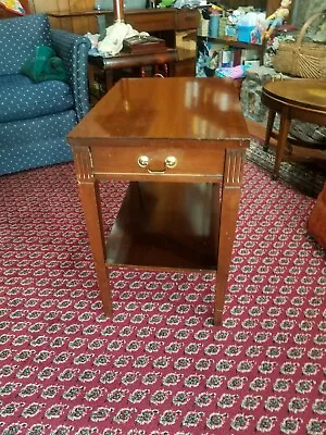 1 MERSMAN Mahogany End Table / Side Table / Nightstand 1960 S 1 Drawer • $355.50