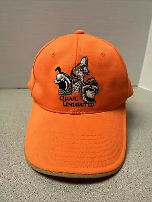 Blaze Orange Quail Unlimited Hat Hunter Hat • $12
