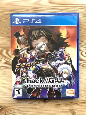 .Hack G.U. Last Recode - Sony PlayStation 4 PS4 - Tested & Working • $9.99