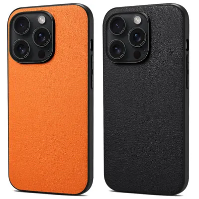 Slim Shockproof PU Leather Case For Various Phone Luxury Hybrid Soft TPU Cover • £5.99