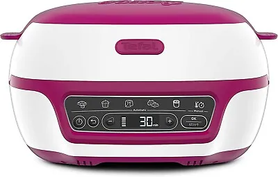 Tefal KD801840 Cake Factory Baking Machine With Silicone Moulds - White/Pink • £167