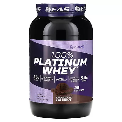 100% Platinum Whey Chocolate Ice Cream  2 Lb (907 G) • $34.95