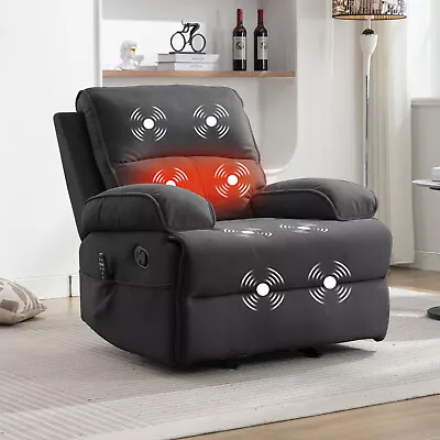 Recliner Chair For Adults Reclining Sofa Chair With Heat Vibration Function • $499.99