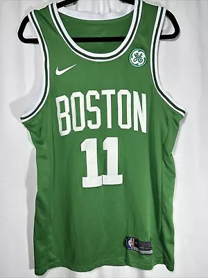 Kure Irving Celtics Jersey NBA #11 Boston Size 48 STITCHED Green/White Basketbal • $30