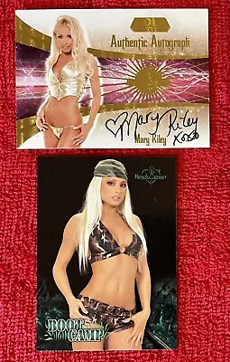 Mary Riley GOLD Edition 2007 Autograph Benchwarmer Card! W/ BONUS Auto SP • $12.95