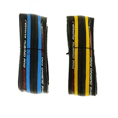 Vittoria Rubino Pro G2.0 GRAPHENE 700 X 25c - Yellow Or Blue Road Bike Tires • $39.90