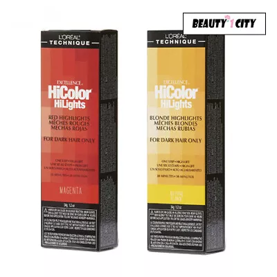 L'Oreal Excellence HiColor HiLights For Dark Hair 1.2 Oz (Choose From 6 Colors) • $8.79