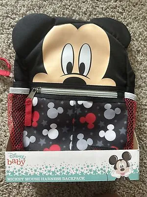 Disney Mickey Mouse Kids Toddler Harness Backpack Anti-Lost Safety Leash Parks • $34.99
