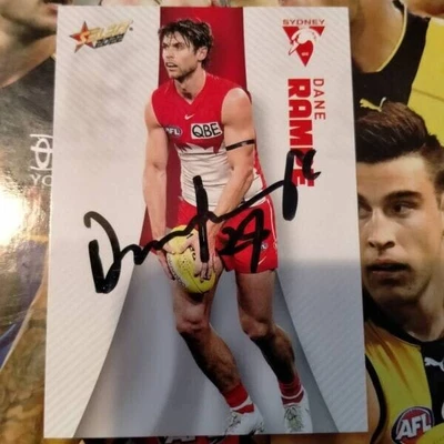 $9.99 • Buy Dane Rampe Signed 2022 AFL Card Sydney Swans Signed AFL Football Card