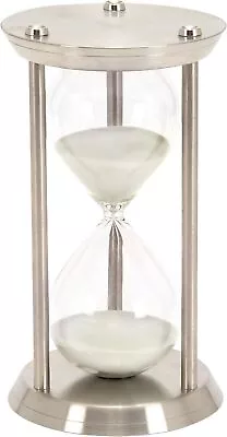 Deco 79 Metal/Glass 60 Minute Hourglass 12 By 7-Inch • $44.19