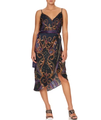 $469.95 • Buy NEW Camilla Dress Womens Size S AU 10 Wrap Asymmetrical Silk SOLD OUT 35703