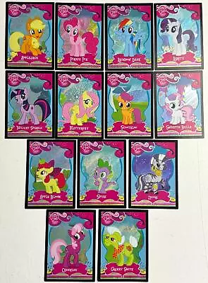 My Little Pony Series 1 Parallel Foil Trading Chase Card Set F16-F28 Holo NM • $157.45