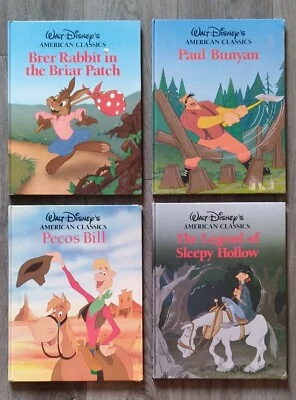 $19.99 • Buy Lot Of 4 Walt Disney's Ameican Classics HC Childrens Kids Books Brer Rabbit