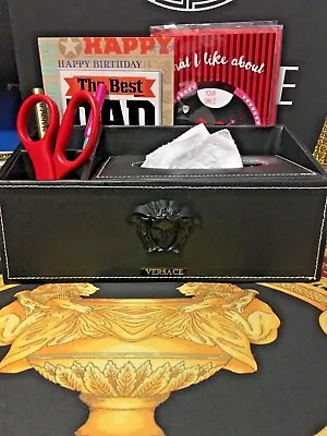 Versace Tissue Pens Mail Catalog Home Office Prestige Table Decor Box Medusa • $349