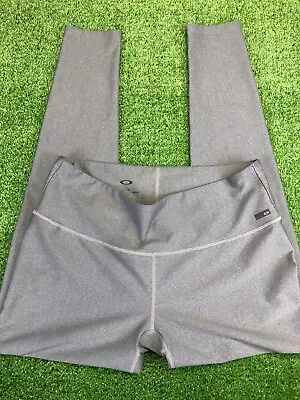 Oakley Leggings Gray Regular Fit Standard Compression Size XL Athletic • $5