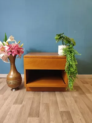 Vintage Teak TV Unit Beaver And Tapley Media Unit Tv Stand Retro Bedside Cabinet • £70
