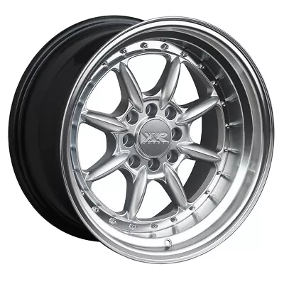 XXR WHEELS 002.5 16X8 4x100/4x114.3 ET0 Hyper Silver / Machined Lip (Qty Of 1) • $152.34