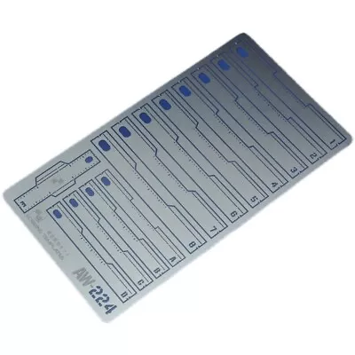 $7.90 • Buy AW-224 Scribing Templates Model Accessory Craft Tool Line Guild Board 13 IN1 PCs