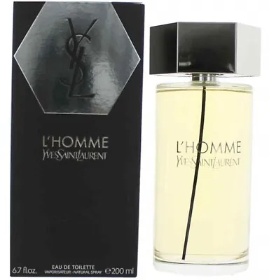 L'Homme By Yves Saint Laurent YSL 6.7 / 6.8 Oz EDT Cologne For Men New In Box • $119.38