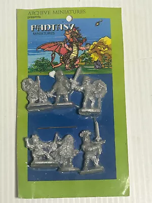 Sealed Archive Miniatures Fantasy Archer Mage Knight Dungeons Dragons 2 • $9.99