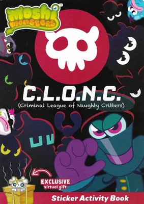 £3.05 • Buy Moshi Monsters Criminal League Of Naughty Critters Sticker Activity Book